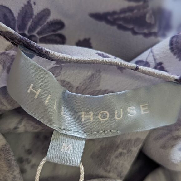 Hill House Ditzy‎ Floral Maxi Dress Simone Lilac Floral Crepe Sz M NWT - Picture 11 of 14